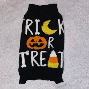 ‘Trick Or Treat’ Knit Doggy Sweater
